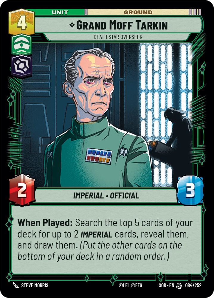 SWU Spark of the Rebellion - 084 Grand Moff Tarkin