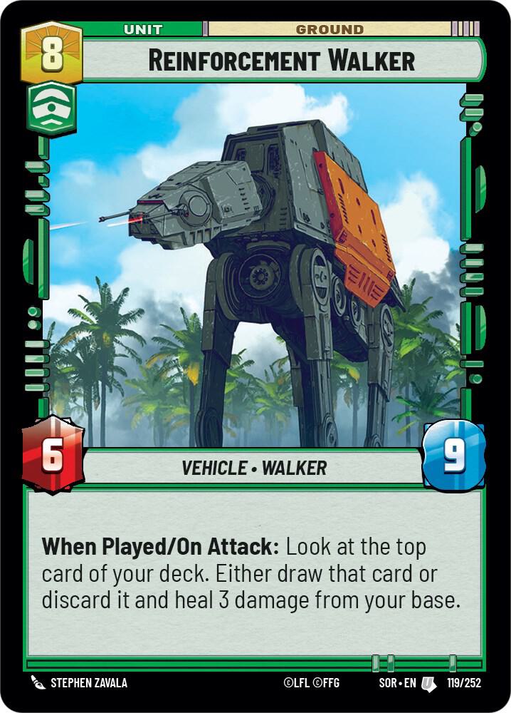 SWU Spark of the Rebellion - 119 Reinforcement Walker