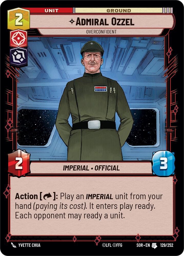 SWU Spark of the Rebellion - 129 Admiral Ozzel