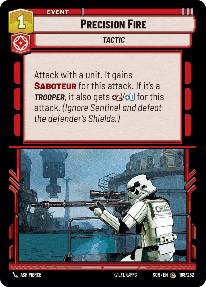 SWU Spark of the Rebellion - 168 Precision Fire