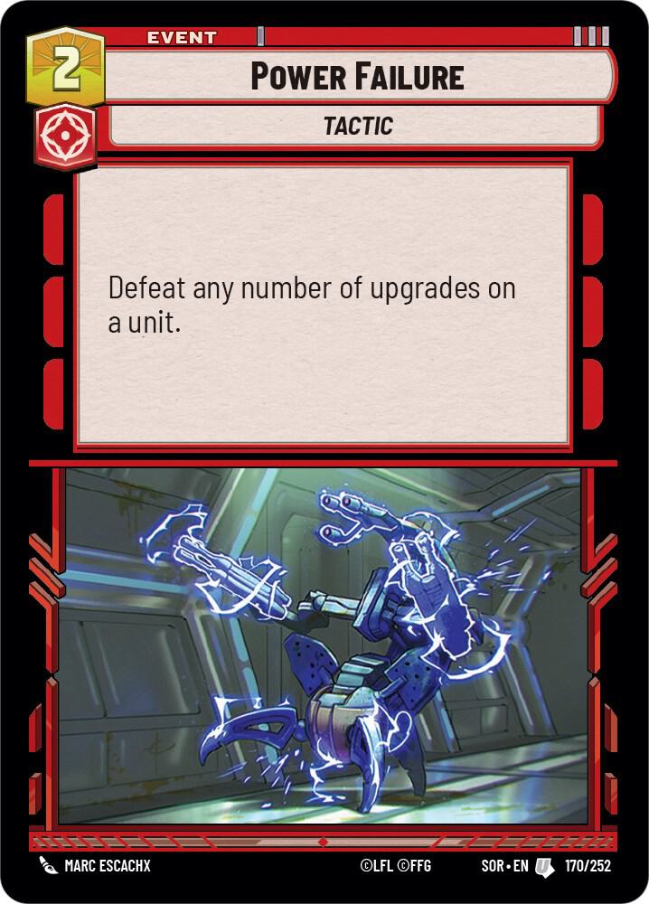 SWU Spark of the Rebellion - 170 Power Failure