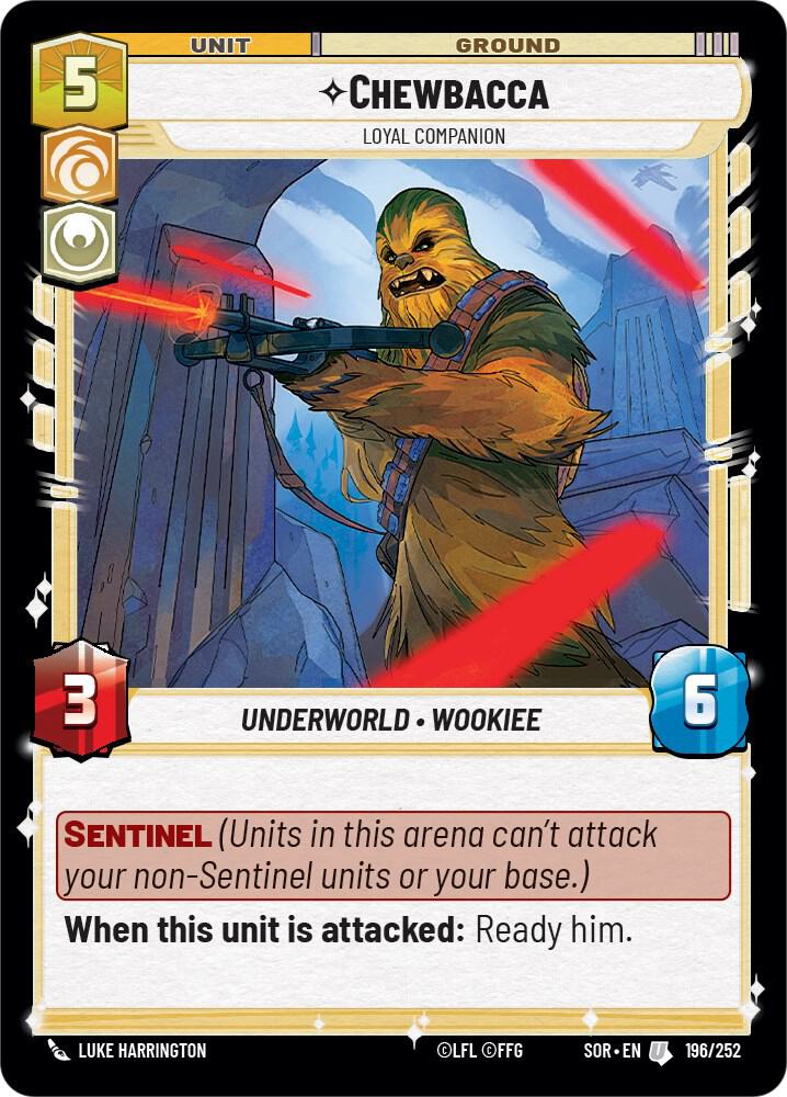 SWU Spark of the Rebellion - 196 Chewbacca