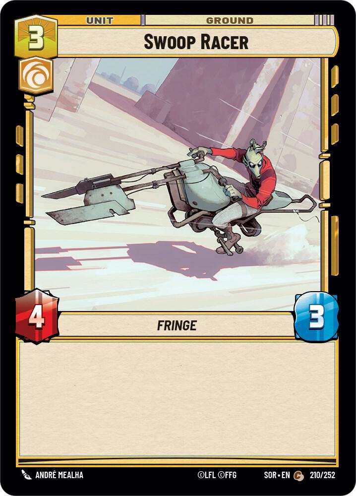 SWU Spark of the Rebellion - 210 Swoop Racer