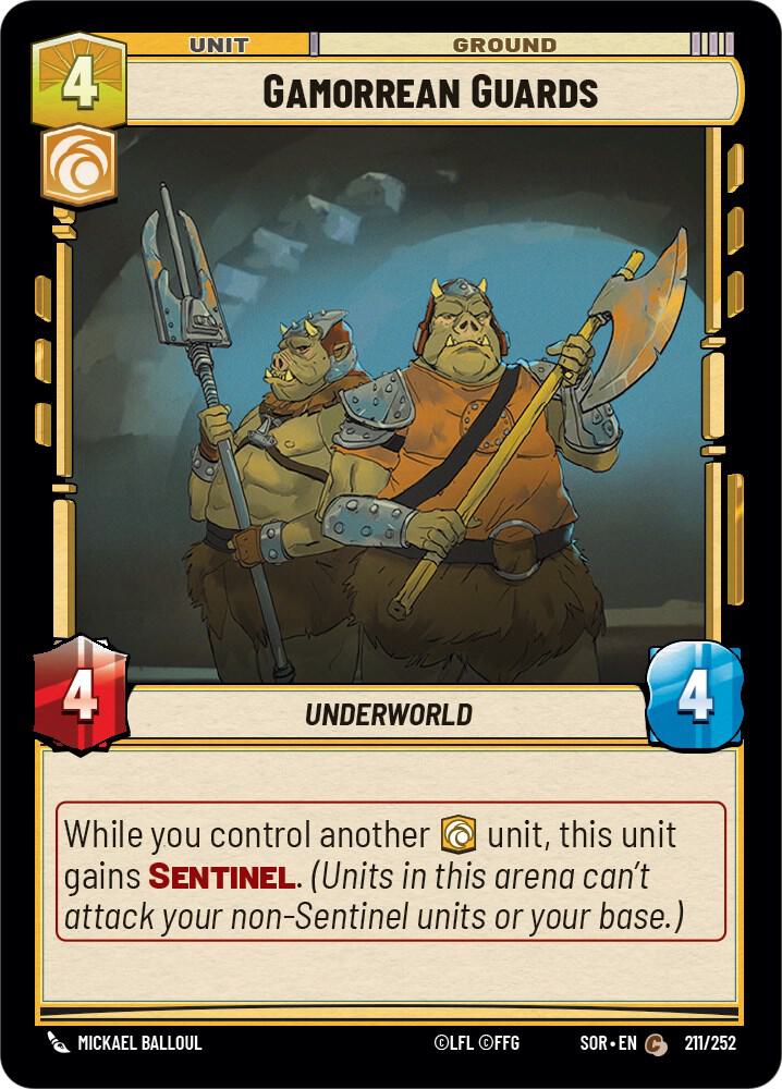 SWU Spark of the Rebellion - 211 Gamorrean Guards