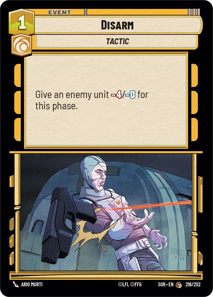 SWU Spark of the Rebellion - 216 Disarm