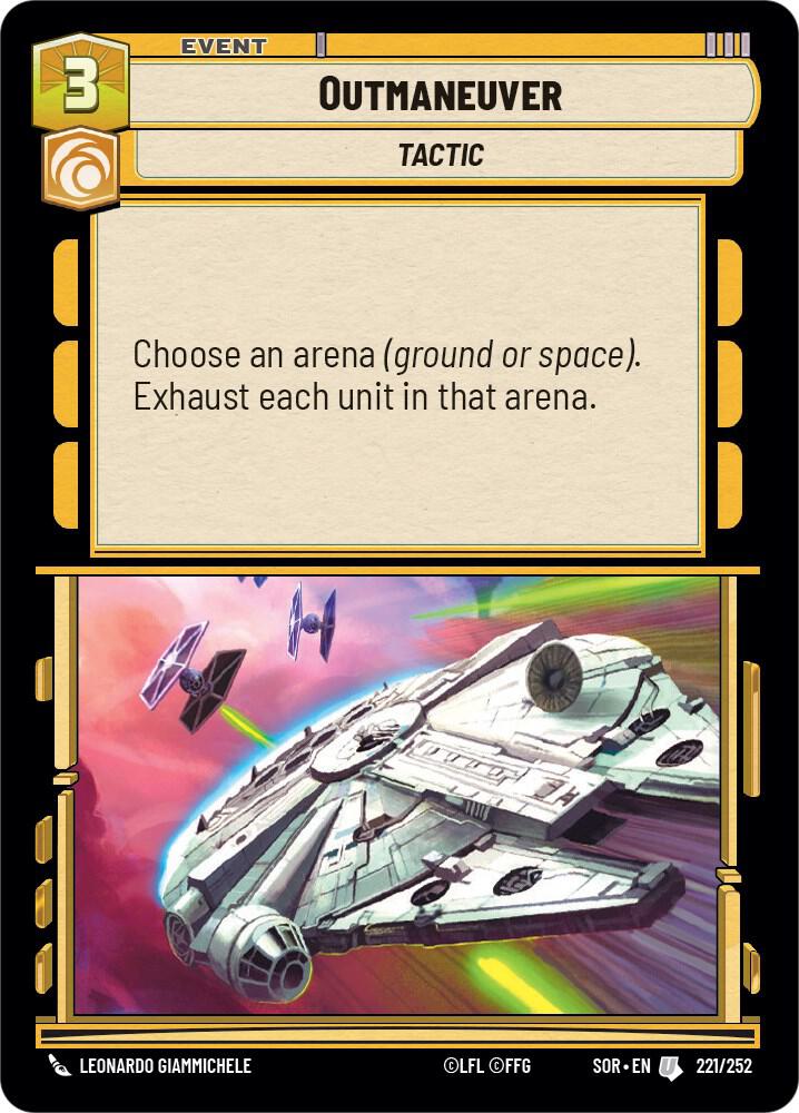 SWU Spark of the Rebellion - 221 Outmaneuver