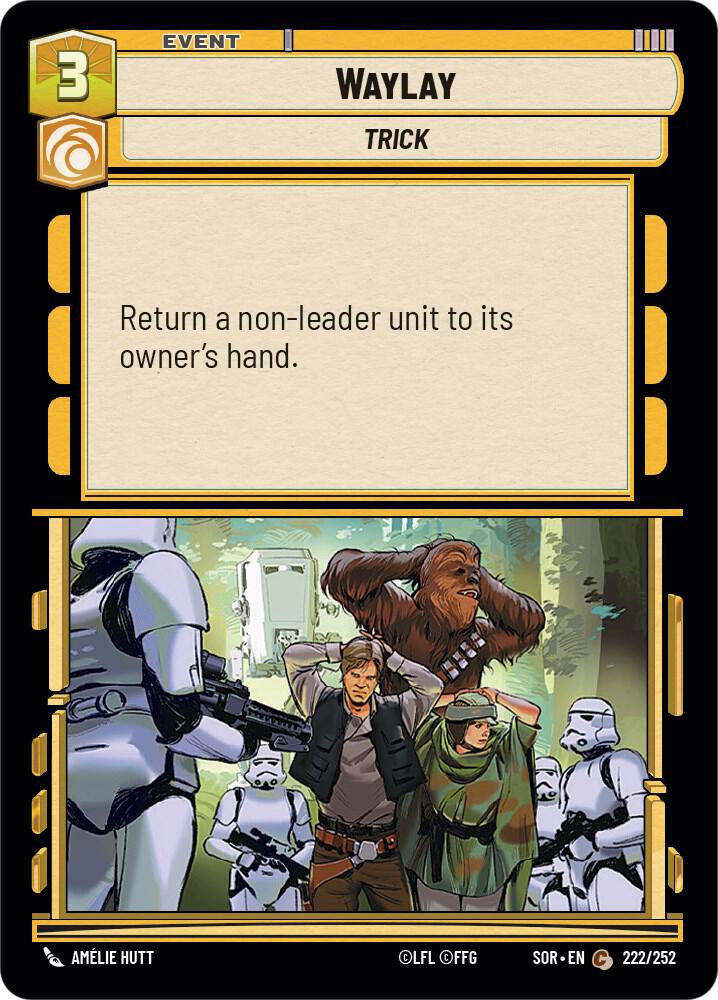 SWU Spark of the Rebellion - 222 Waylay