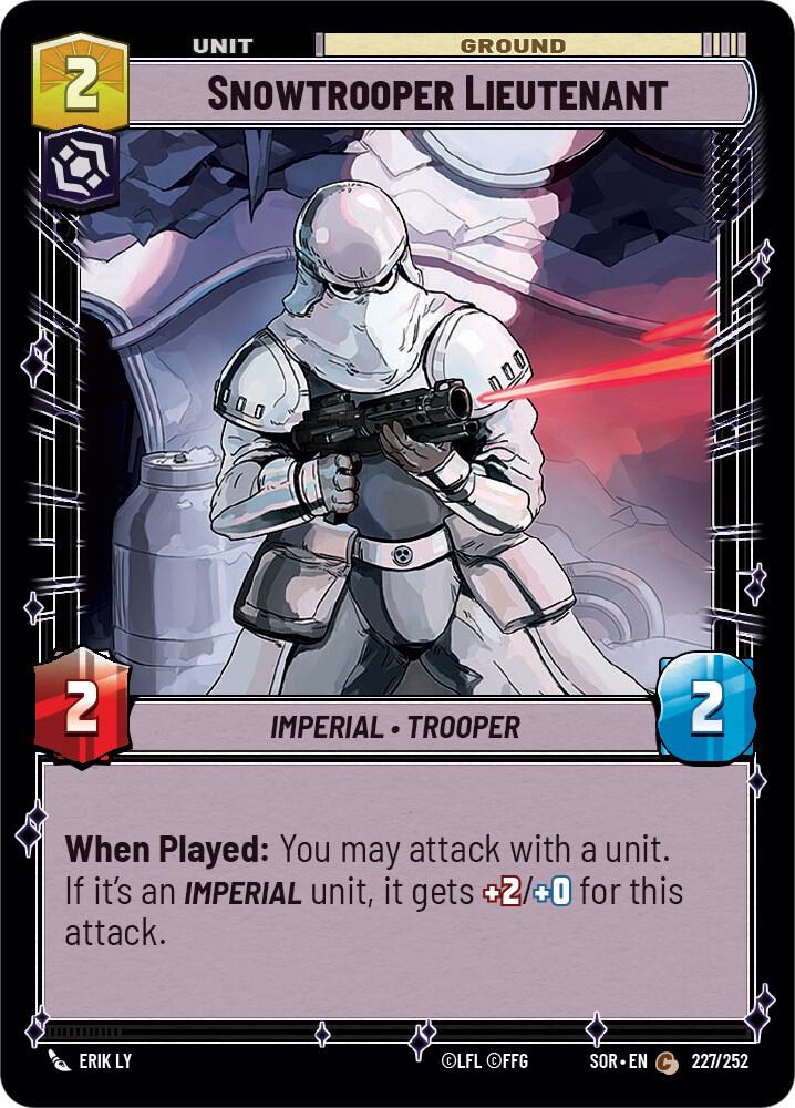 SWU Spark of the Rebellion - 227 Snowtrooper Lieutenant