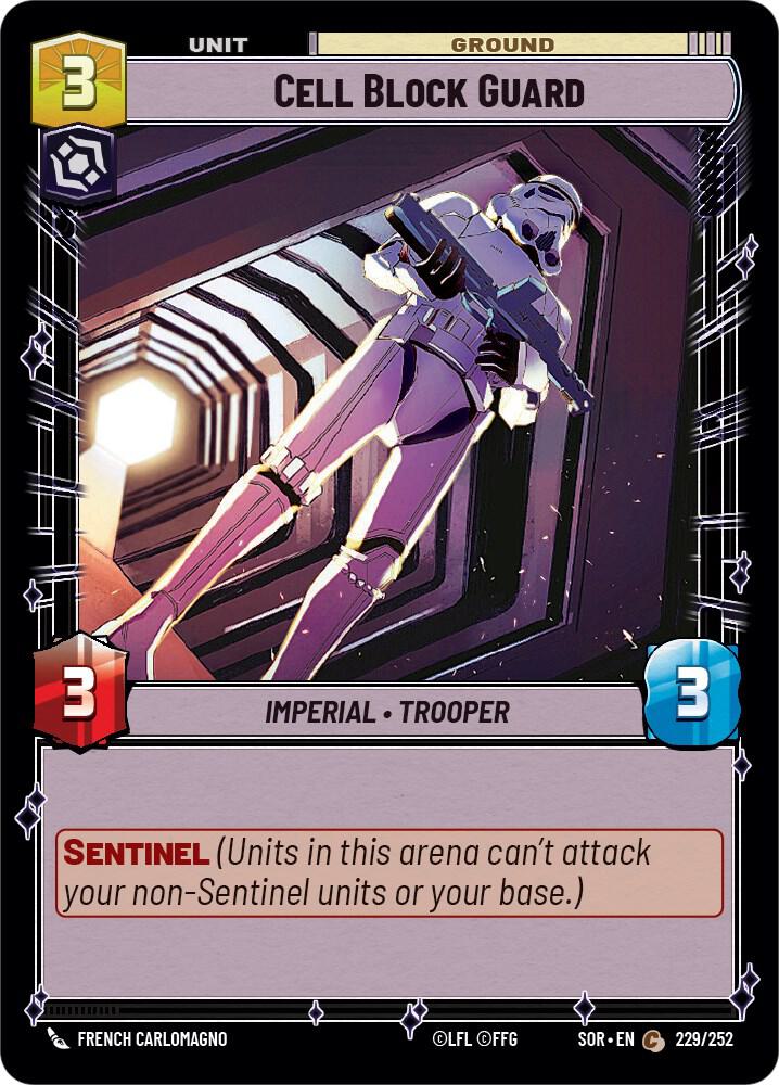 SWU Spark of the Rebellion - 229 Cell Block Guard