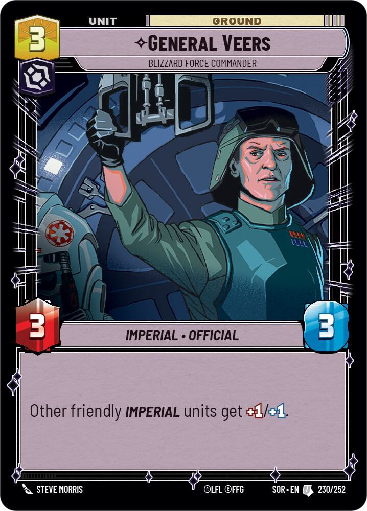SWU Spark of the Rebellion - 230 General Veers