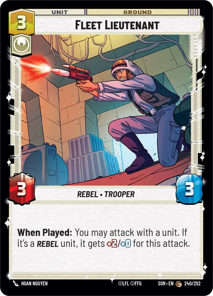 SWU Spark of the Rebellion - 240 Fleet Lieutenant