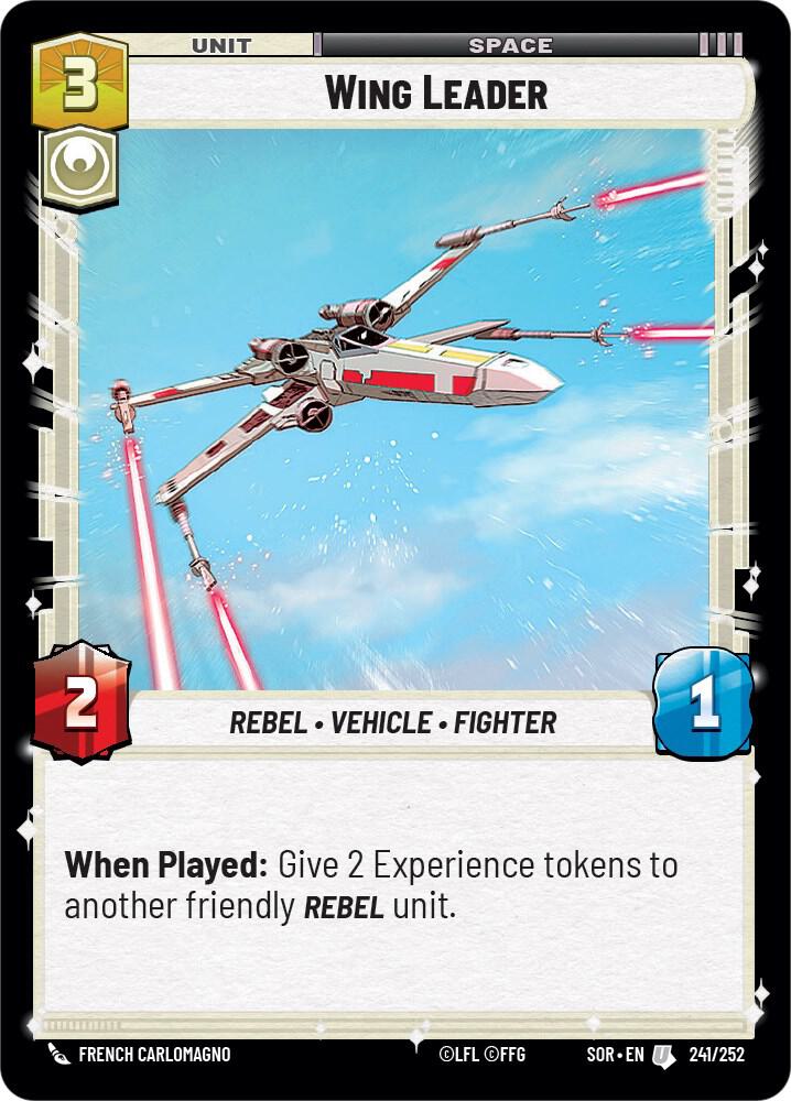 SWU Spark of the Rebellion - 241 Wing Leader