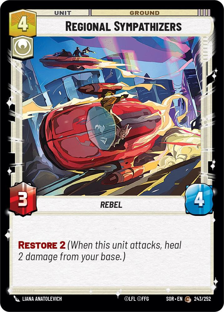 SWU Spark of the Rebellion - 243 Regional Sympathizers