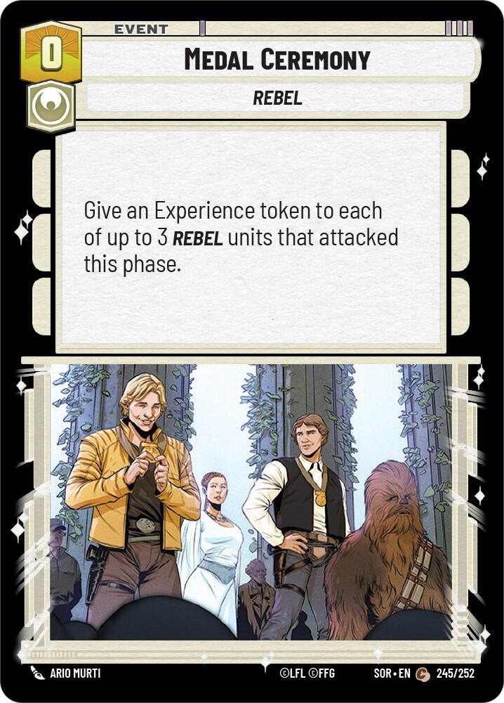 SWU Spark of the Rebellion - 245 Medal Ceremony
