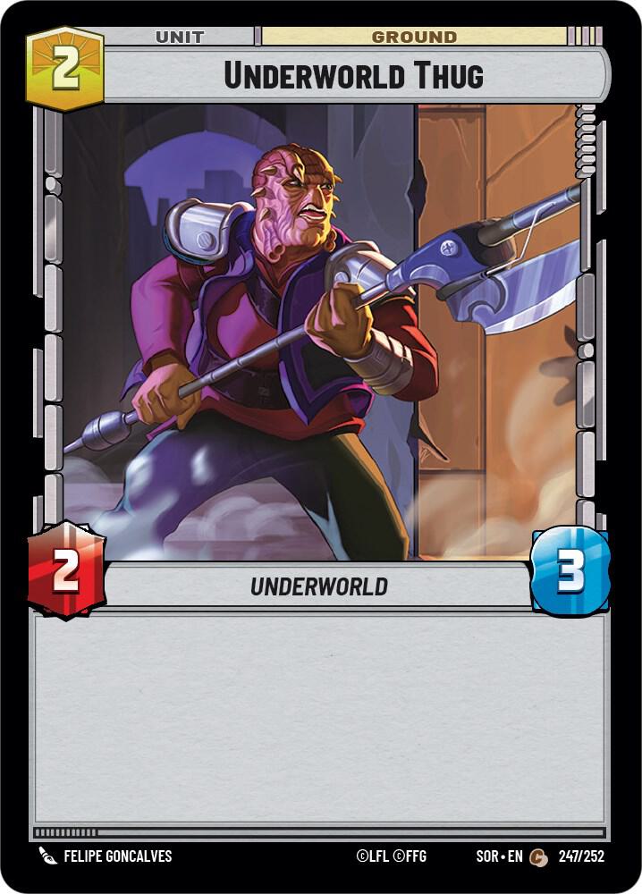 SWU Spark of the Rebellion - 247 Underworld Thug