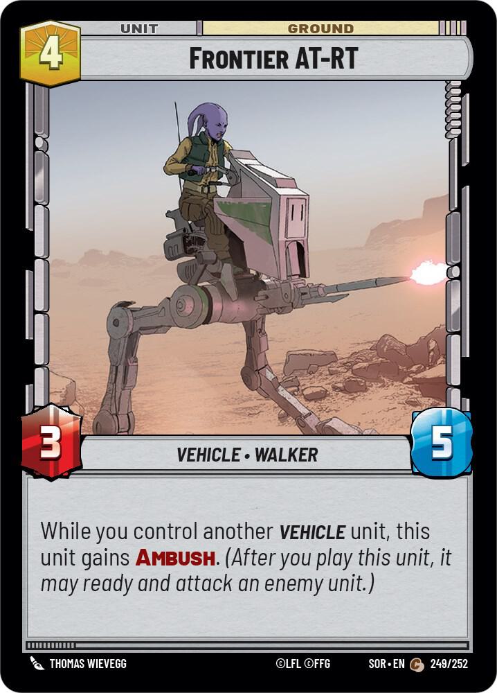 SWU Spark of the Rebellion - 249 Frontier AT-RT