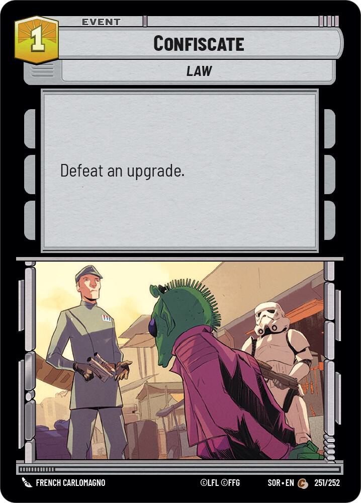 SWU Spark of the Rebellion - 251 Confiscate