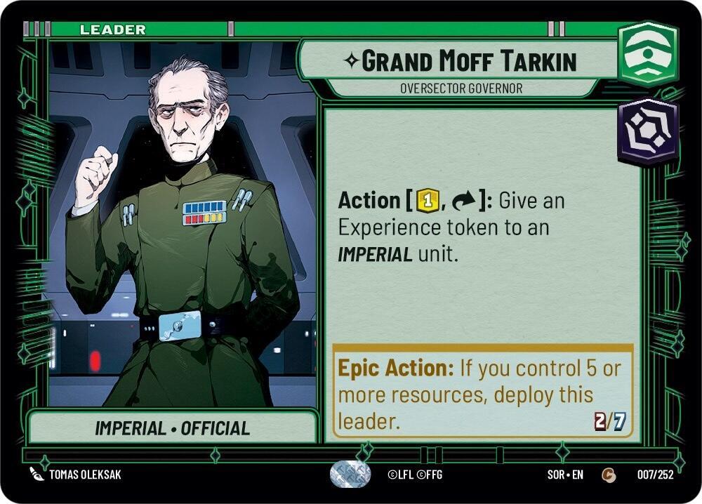 SWU Spark of the Rebellion - 007 Grand Moff Tarkin