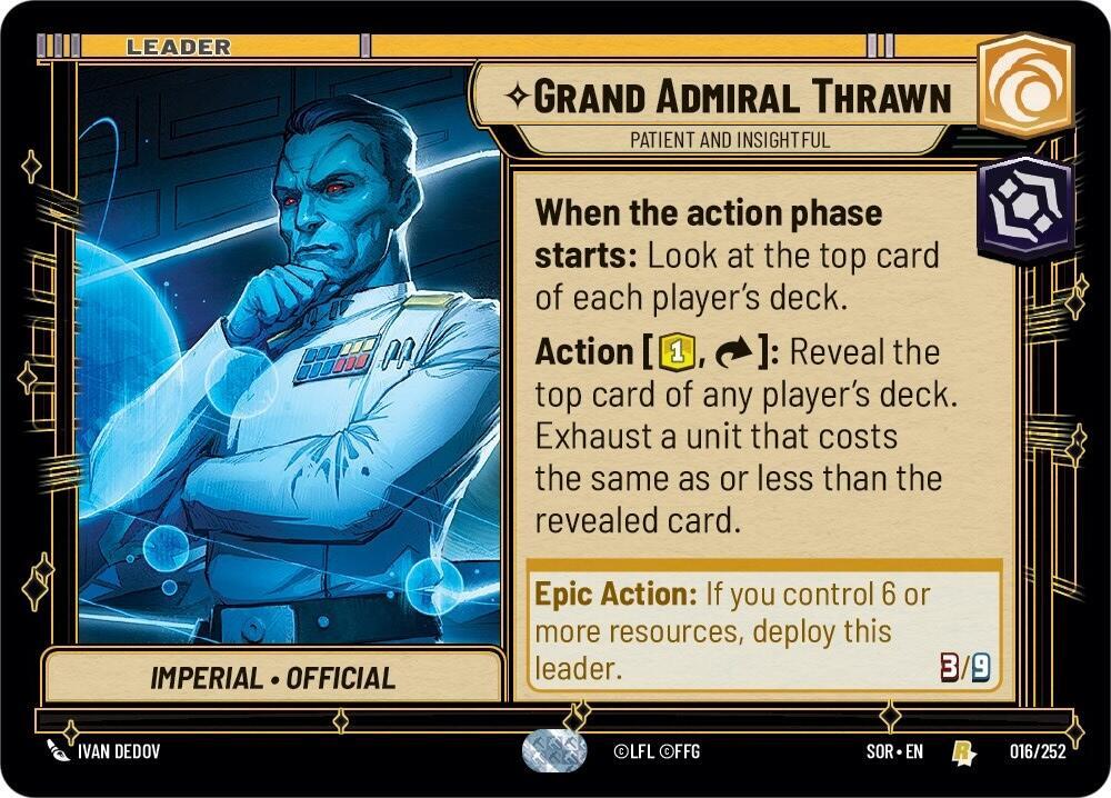 SWU Spark of the Rebellion - 016 Grand Admiral Thrawn