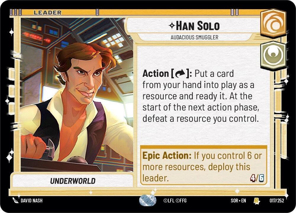 SWU Spark of the Rebellion - 017 Han Solo