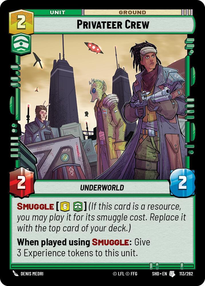 SWU Shadows of the Galaxy - Privateer Crew