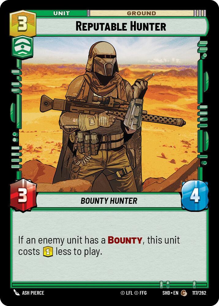 SWU Shadows of the Galaxy - Reputable Hunter