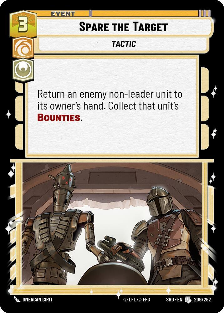 SWU Shadows of the Galaxy - Spare the Target