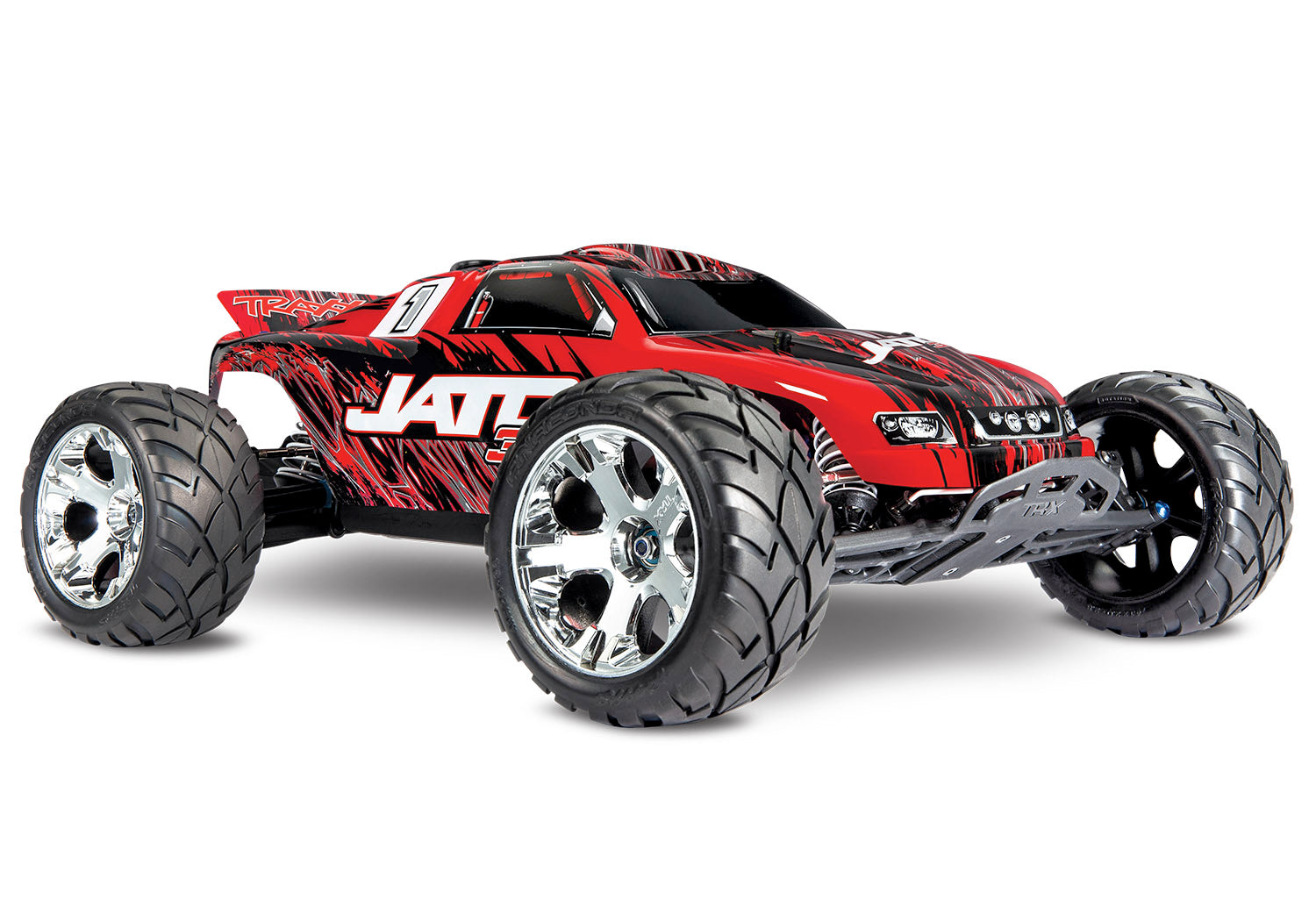 Traxxas - Jato 3.3 2WD RTR Nitro Stadium Truck w/TQi, Rojo