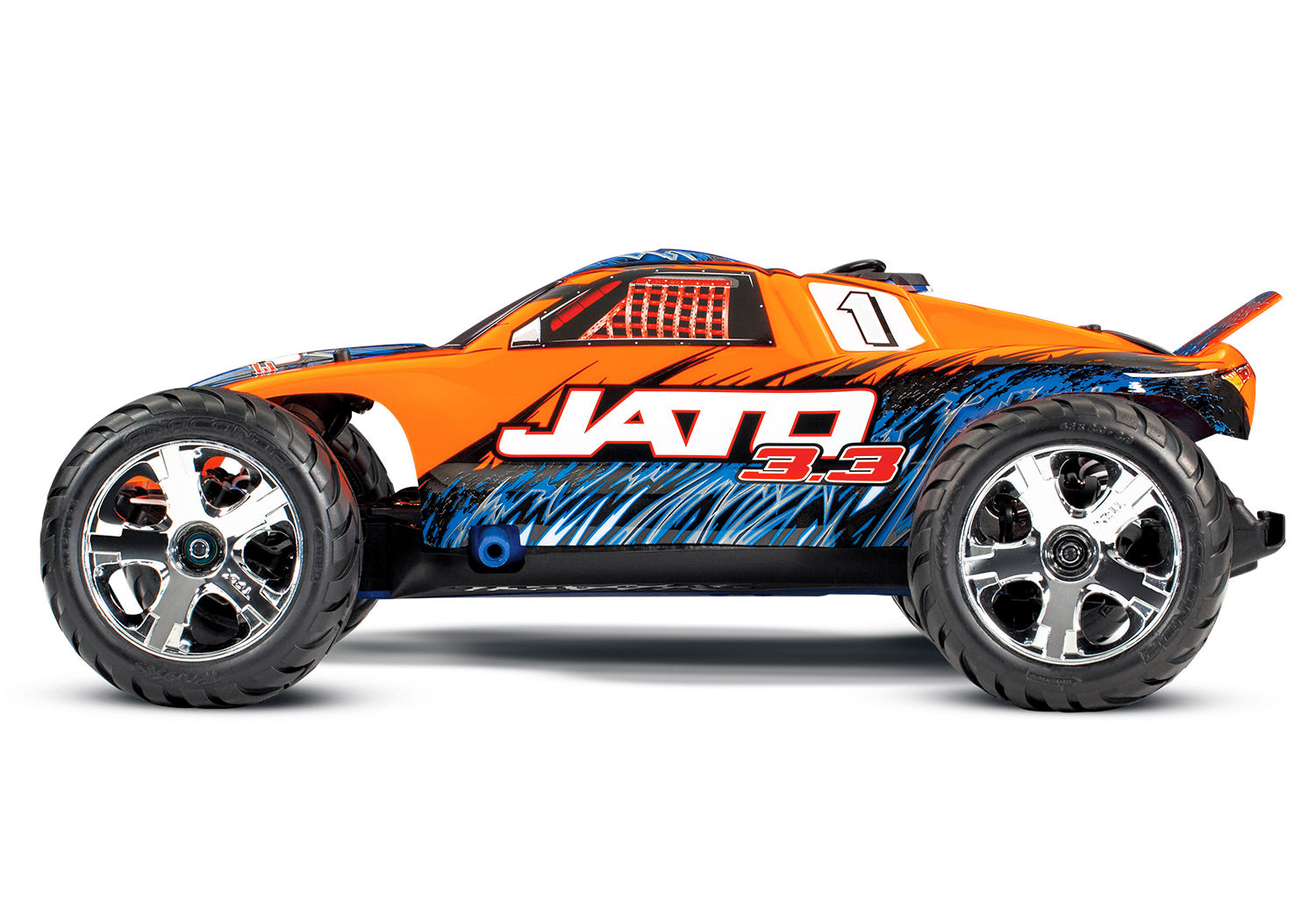 Traxxas - Jato 3.3 2WD RTR Nitro Stadium Truck w/TQi, Naranja