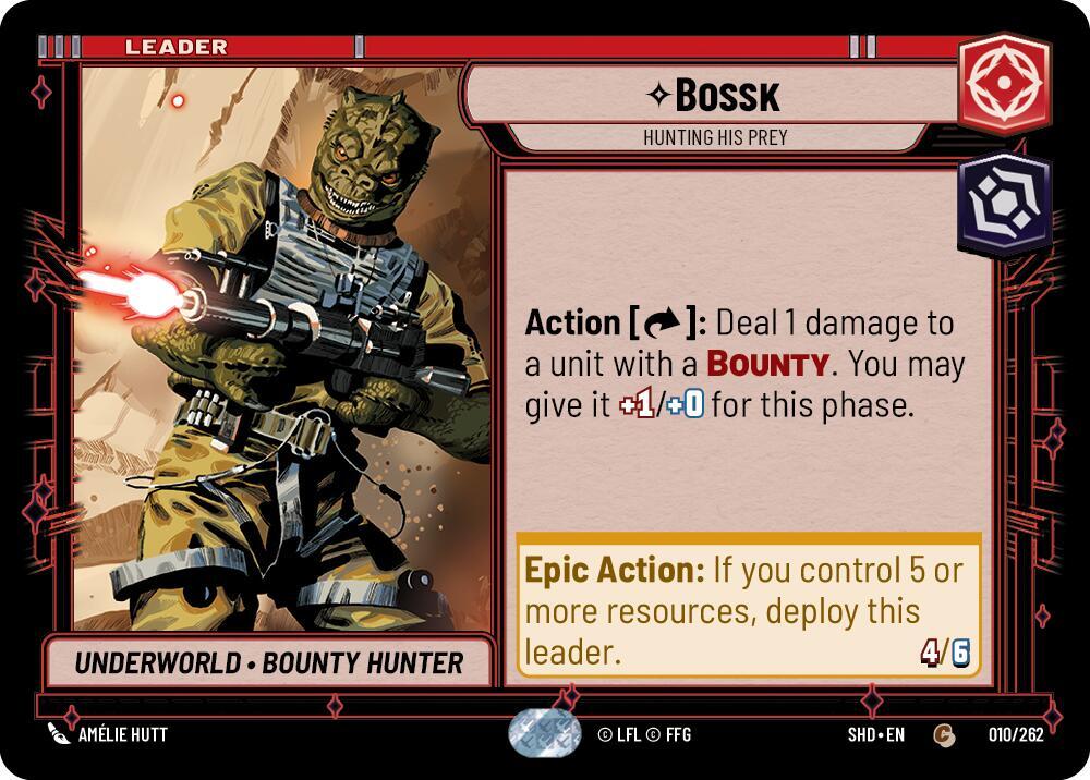 SWU Shadows of the Galaxy - Bossk