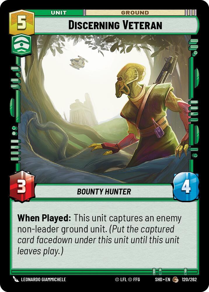 SWU Shadows of the Galaxy - Discerning Veteran
