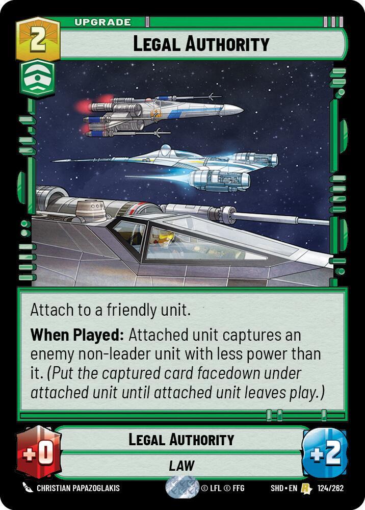 SWU Shadows of the Galaxy - Legal Authority