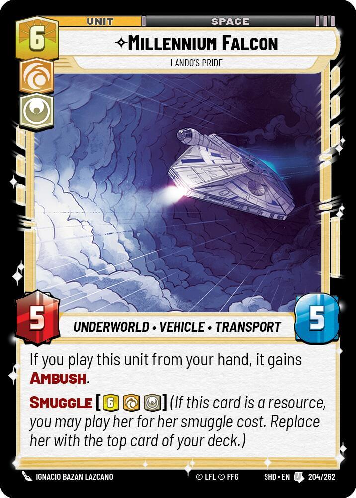 SWU Shadows of the Galaxy - Millennium Falcon
