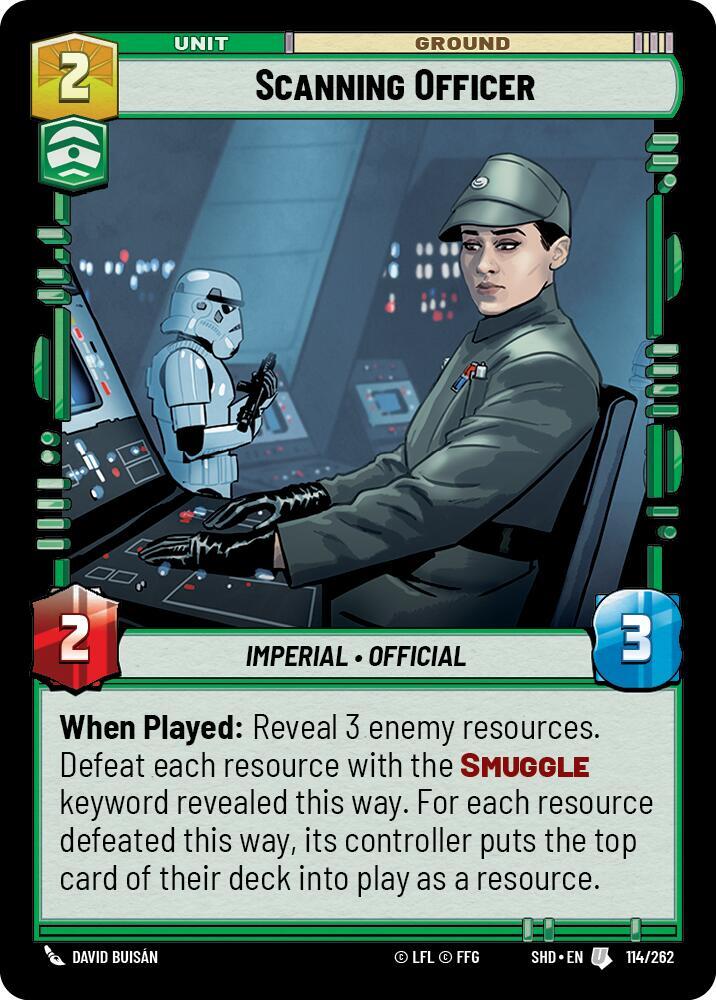 SWU Shadows of the Galaxy - Scanning Officer