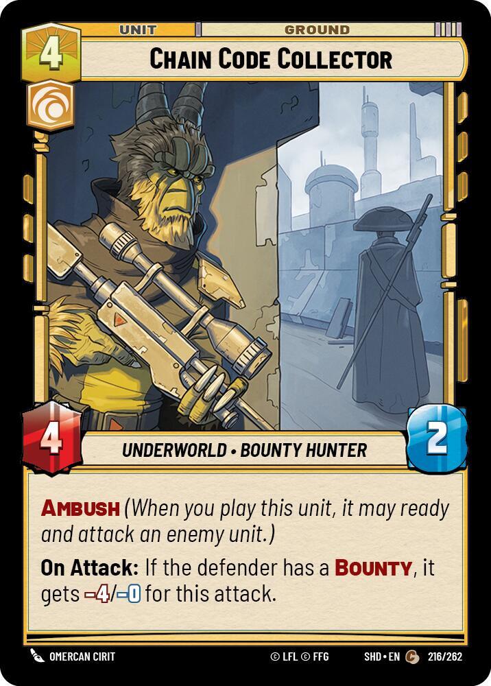 SWU Shadows of the Galaxy - Chain Code Collector