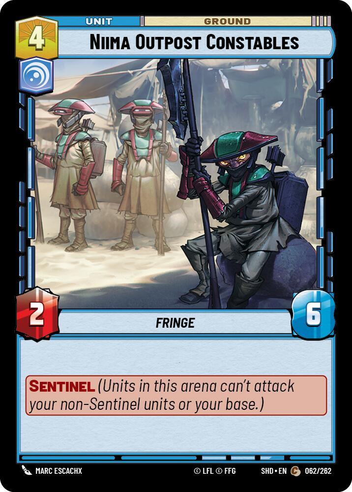 SWU Shadows of the Galaxy - Niima Outpost Constables