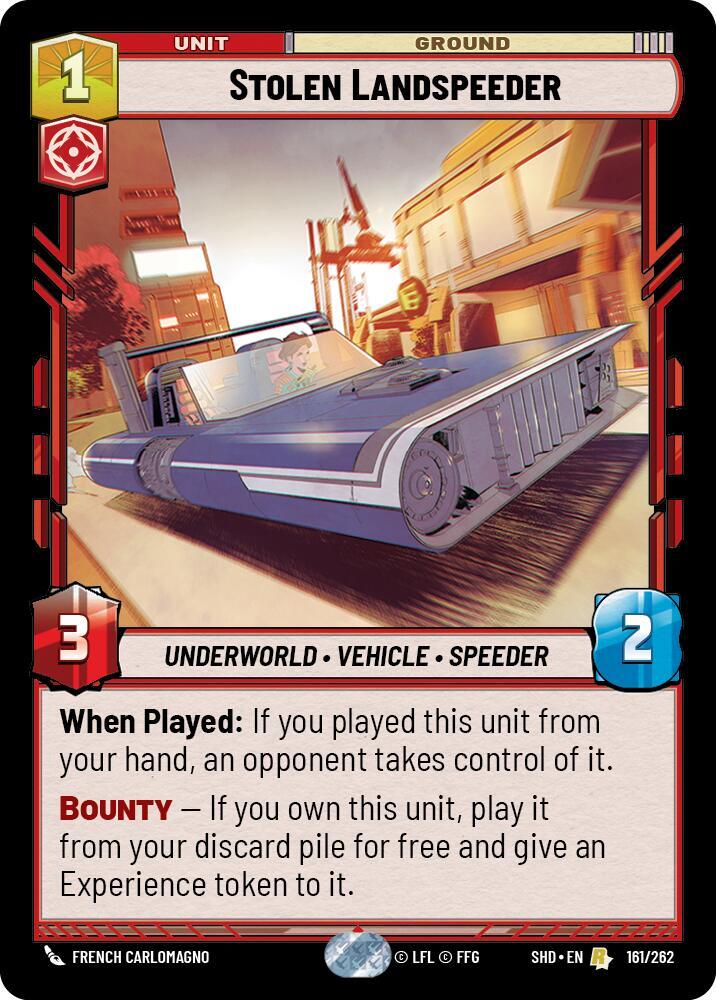 SWU Shadows of the Galaxy - Stolen Landspeeder