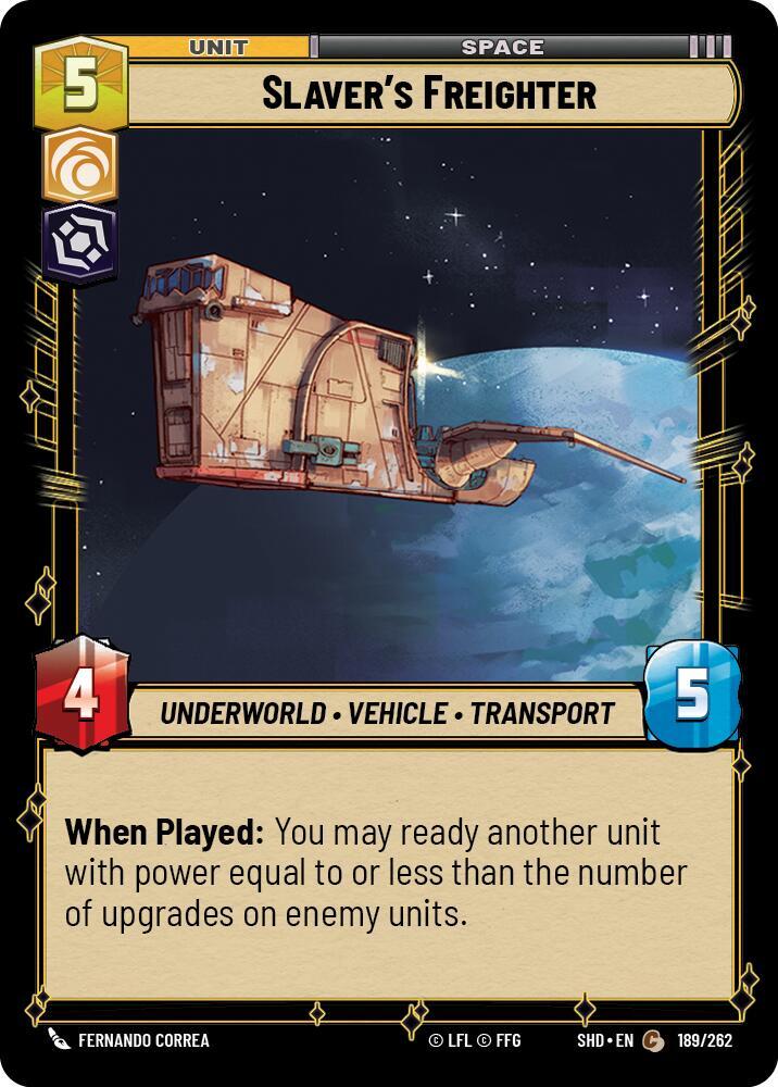 SWU Shadows of the Galaxy - Slaver's Freighter