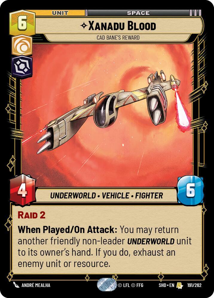 SWU Shadows of the Galaxy - Xanadu Blood