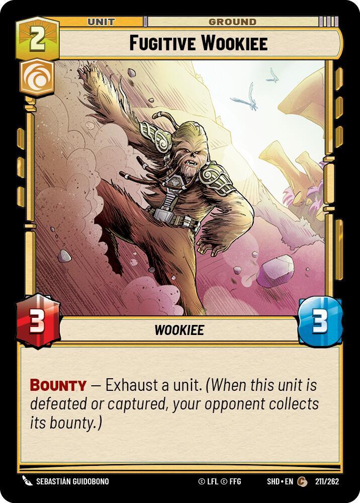 SWU Shadows of the Galaxy - Fugitive Wookiee
