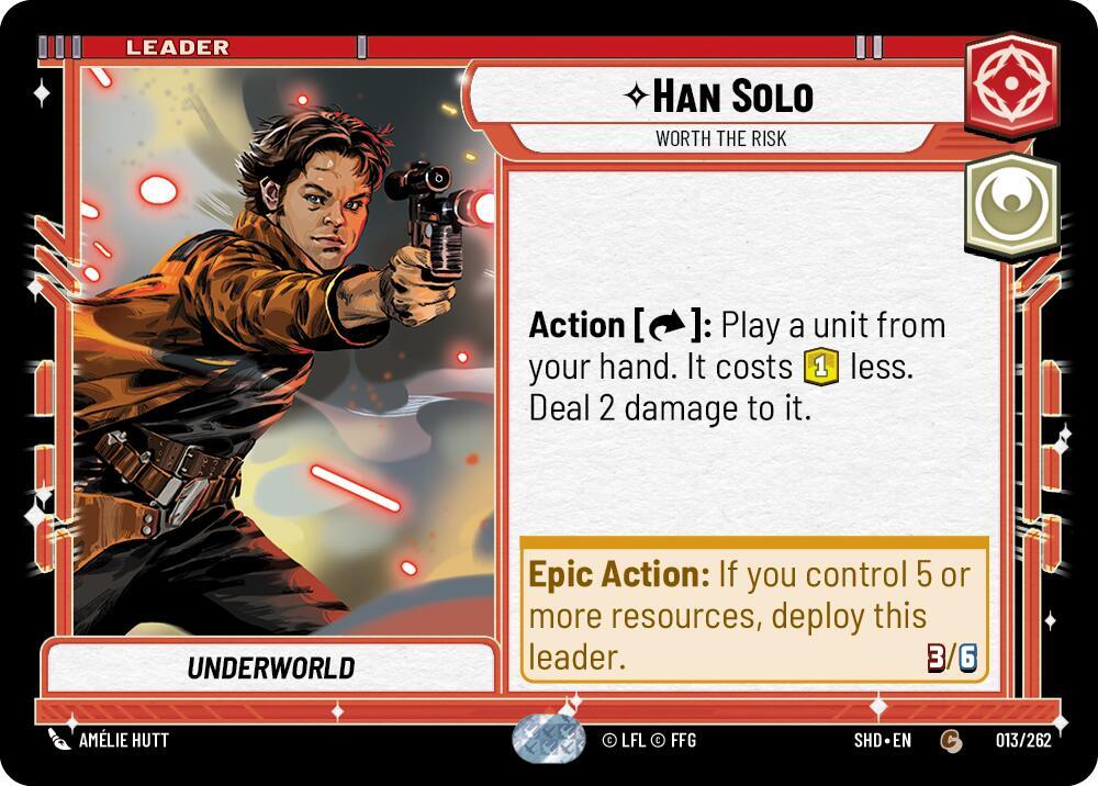 SWU Shadows of the Galaxy - Han Solo