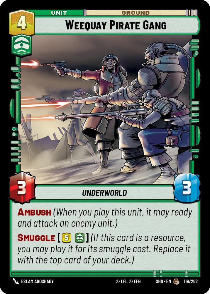 SWU Shadows of the Galaxy - Weequay Pirate Gang