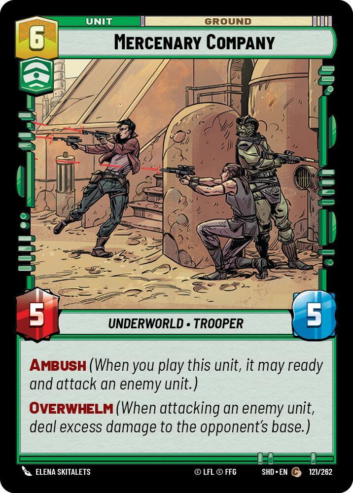 SWU Shadows of the Galaxy - Mercenary Company