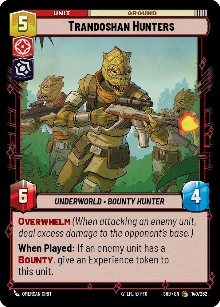 SWU Shadows of the Galaxy - Trandoshan Hunters