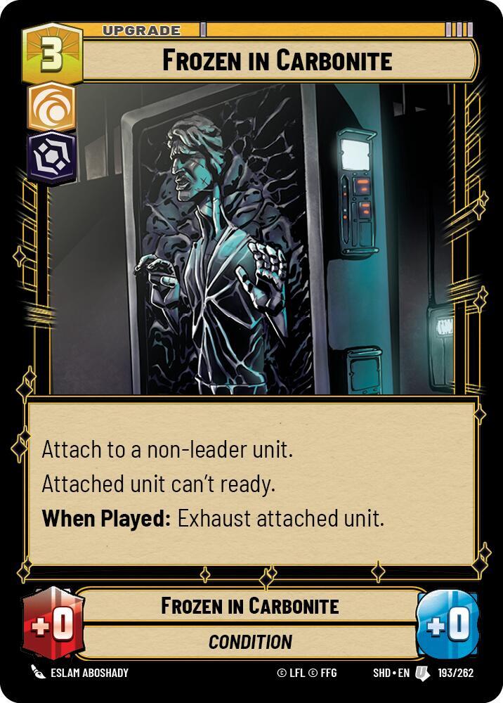 SWU Shadows of the Galaxy - Frozen in Carbonite