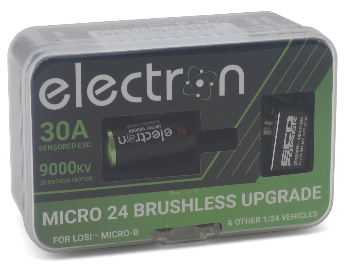 EcoPower - "Electron" Micro 24 Brushless Upgrade Combo (Sensored ESC & Motor) For Losi™ Micro-B/T