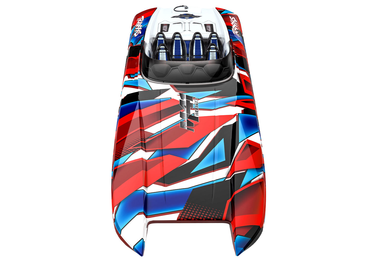 Traxxas - DCB M41 Widebody-Catamaran, Roja