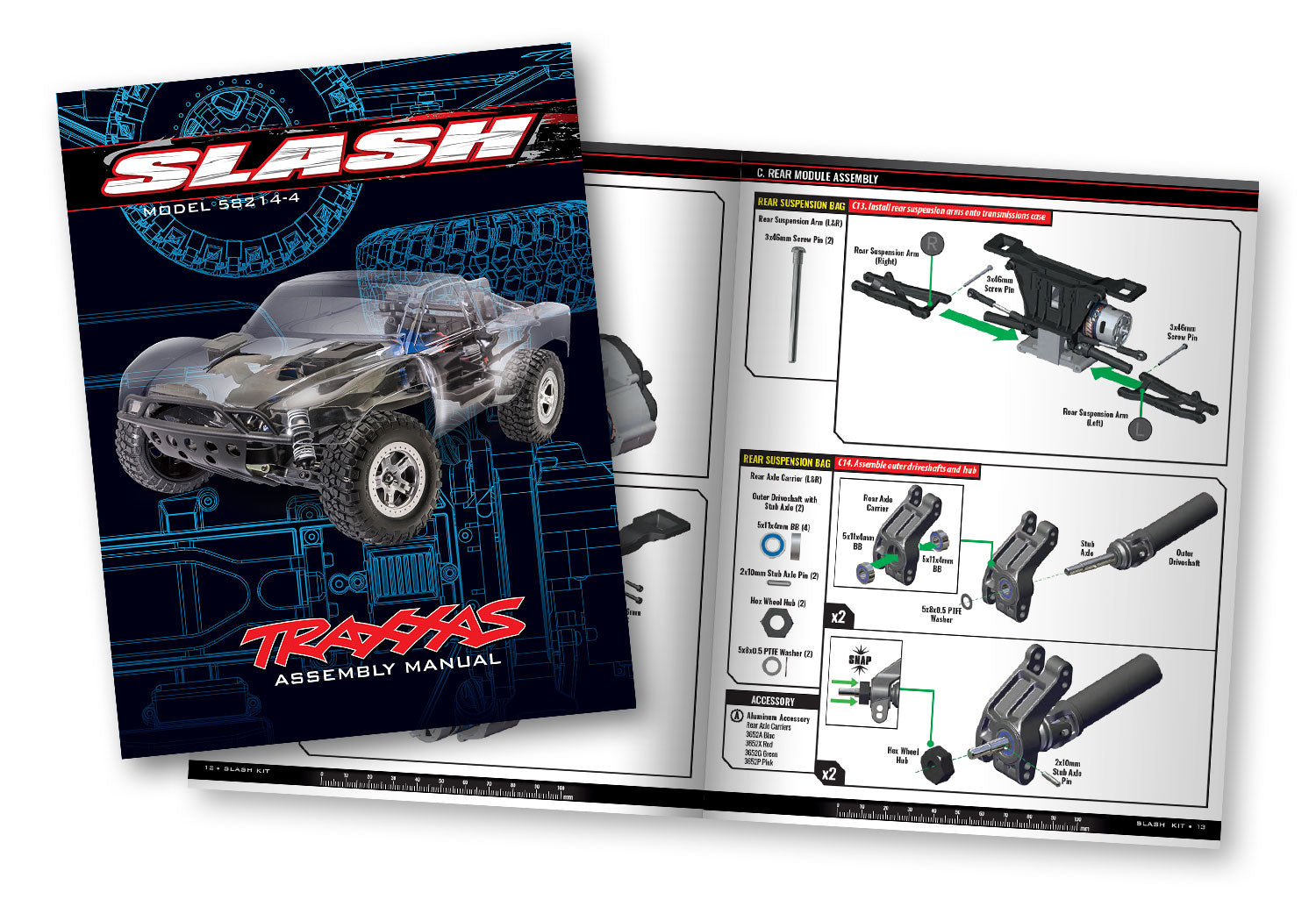 Traxxas - Slash® 1/10 Electric 2WD Short Course Truck Kit (Clear) w/XL-5™ ESC & TQ™ 2.4GHz Radio