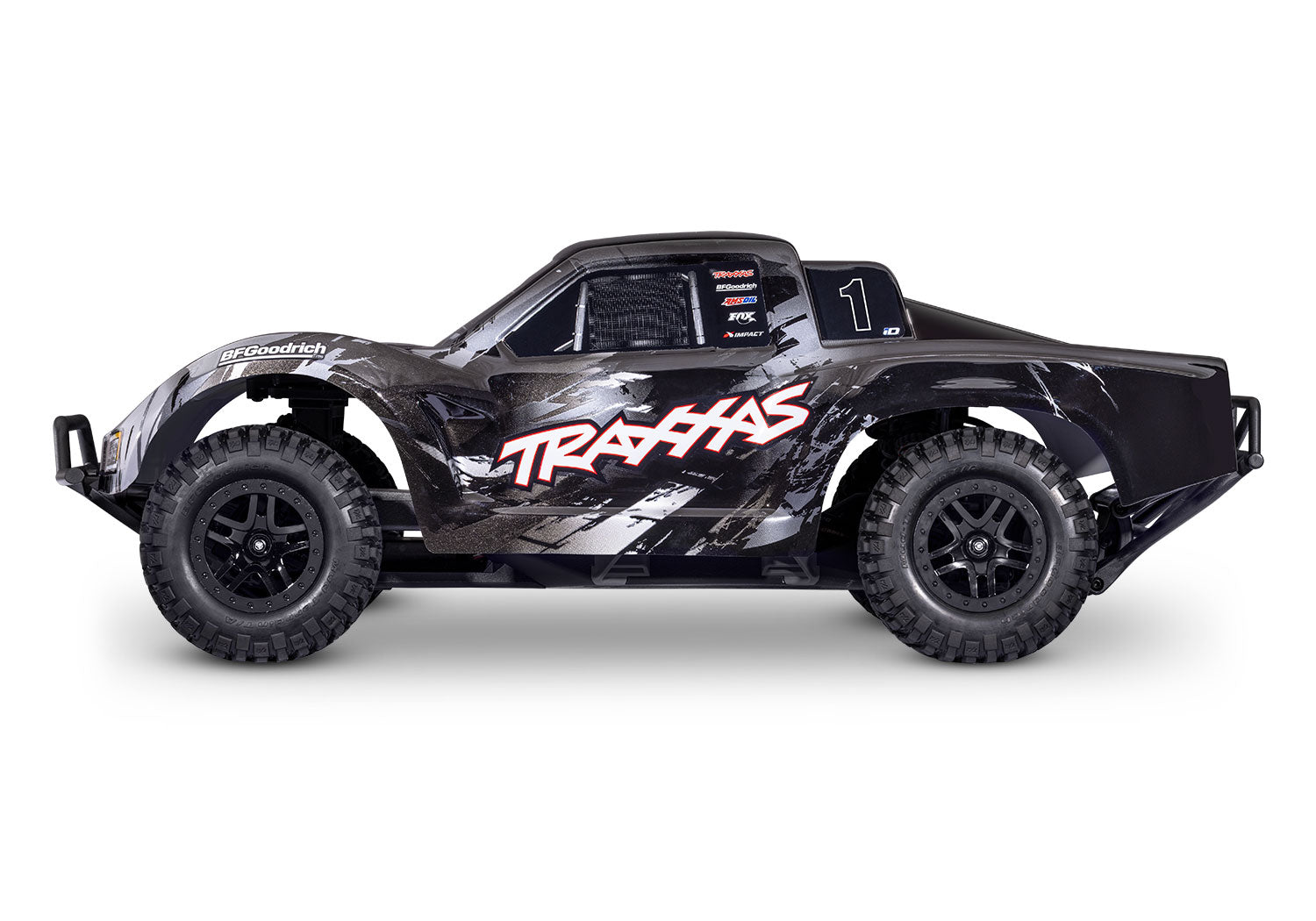 Traxxas - Slash VX3 1/10 RTR 2WD Brushless Short Course Truck w/VX3 ESC, TQi™ Sport 2.4GHz Radio & TSM®, Negra