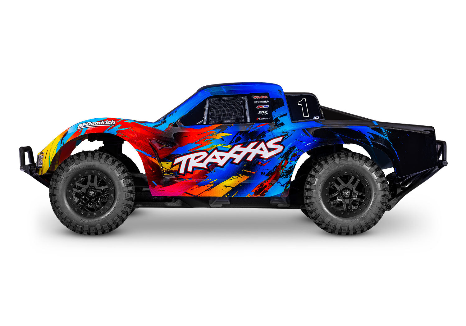 Traxxas - Slash VX3 1/10 RTR 2WD Brushless Short Course Truck w/VX3 ESC, TQi™ Sport 2.4GHz Radio & TSM®, Rock n´Roll